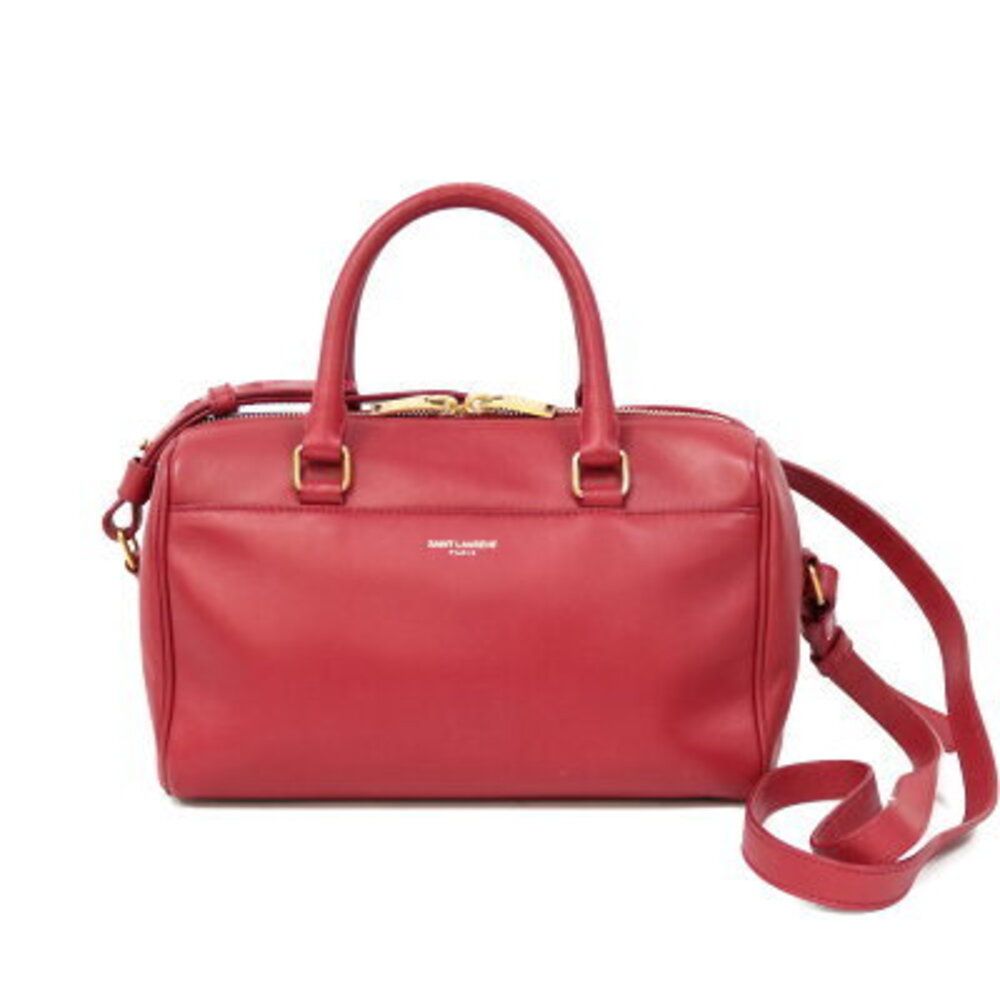 Saint Laurent Baby Duffle Shoulder Bag Red